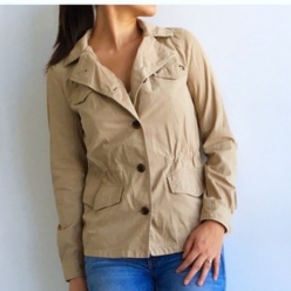 Banana Republic Beige Utility Jacket - Picture 2 of 10